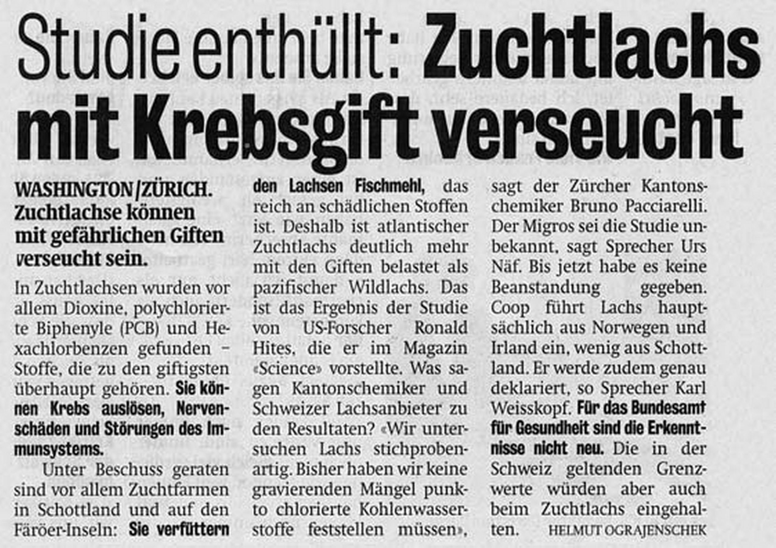 Original Newspaper Article