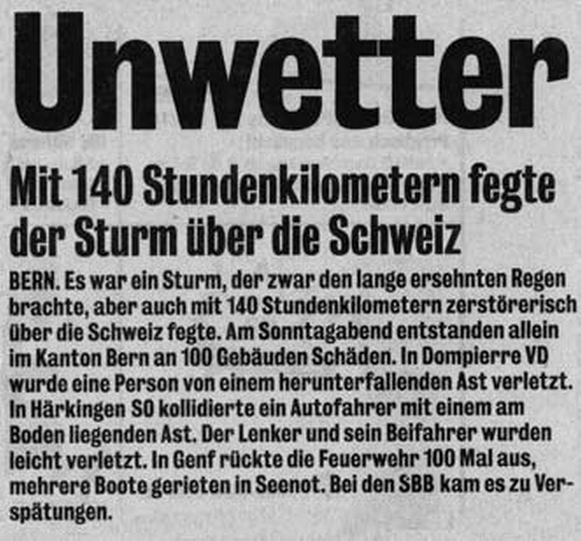 Original Newspaper Article