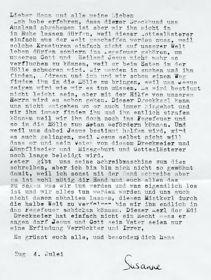 Original Letter