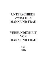 Unterschiede zwischen Mann und Frau